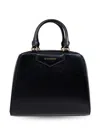 Givenchy Black Antigona Cube Mini Satchel Bag In Black