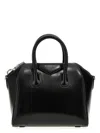 Givenchy Mini Antigona Box Two-way Leather Tote Bag In Black
