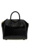 Givenchy Structured Mini Handbag In Full Grain Leather In Black