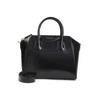Givenchy Leather Handbag With Logo On The Front In Black
