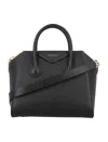 Givenchy Versatile Compact Tote Bag With Adjustable Strap In Black