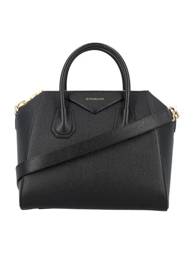 GIVENCHY BLACK ANTIGONA SMALL SATCHEL BAG