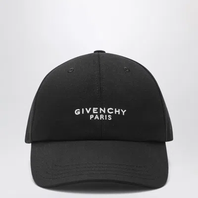 GIVENCHY GIVENCHY BLACK BASEBALL CAP WITH LOGO