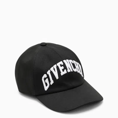 Givenchy Kids' Boys Black Embroidered Cotton Cap
