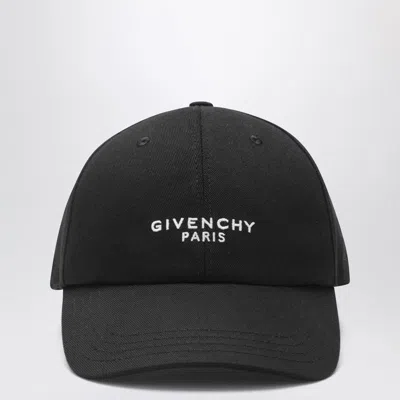 GIVENCHY GIVENCHY BLACK BASEBALL CAP WITH LOGO MEN