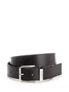 Givenchy Reversible Leather Belt In Black