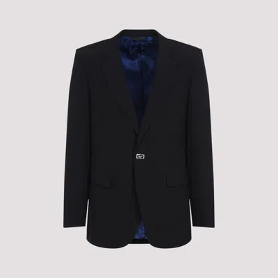 GIVENCHY BLACK BLACK WOOL BLAZER