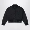 Givenchy Black Bomber Jacket In Cotton Blend