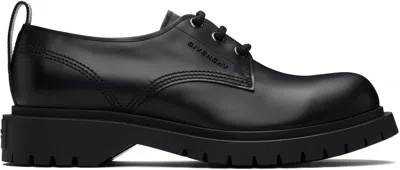 Givenchy Brushed Bull Leather Loafers With Pull Tab In Black