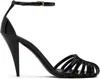 Givenchy Black Ankle-strap Heels In Black