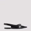Givenchy Voyou Leather Slingback Ballets In Black
