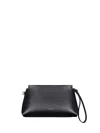 Givenchy Black Calf Leather Belt Pouch In Black