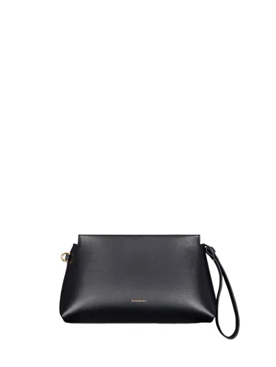 Givenchy Black Calf Leather Belt Pouch