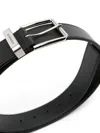 Givenchy Black Calf Leather Belts In Brown