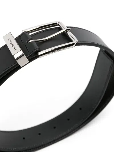 Givenchy Black Calf Leather Belts