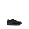 Givenchy Black Calf Leather Bos Taurus Low Top Sneakers In Multi