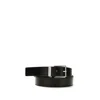 Givenchy Black Calf Leather Bos Taurus Regular Belt