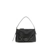 Givenchy Mini Voyou Leather Shoulder Handbag 29.5cm In Black