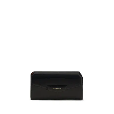 Givenchy Black Calf Leather Bos Taurus Wallet