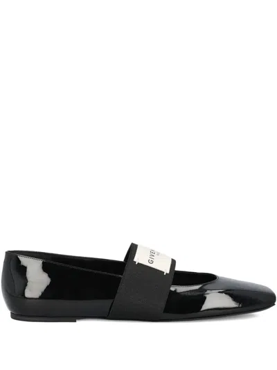 Givenchy Black Calf Leather Flat