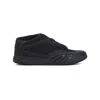 GIVENCHY BLACK CALF LEATHER NEW LINE MEN SHOES MID-TOP SNEAKERS