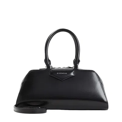 Givenchy Black Calf Leather Shoulder Bags
