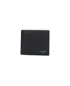 Givenchy Black Calf Leather Wallet In Black