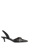 GIVENCHY GIVENCHY BLACK CALF LEATHER WITH HEEL