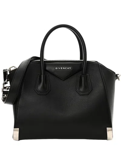 Givenchy Black Calfskin Leather Shiny Lord Mini Antigona (authentic Pre-loved)