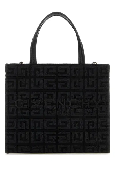 Givenchy Black Canvas G-tote Handbag
