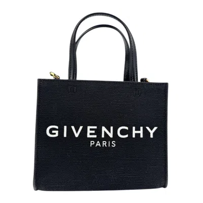 Pre-owned Givenchy Black Canvas Handbag Shoulder Bag ()