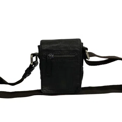 Pre-owned Givenchy Black Canvas Leather Shoulder Bag ()