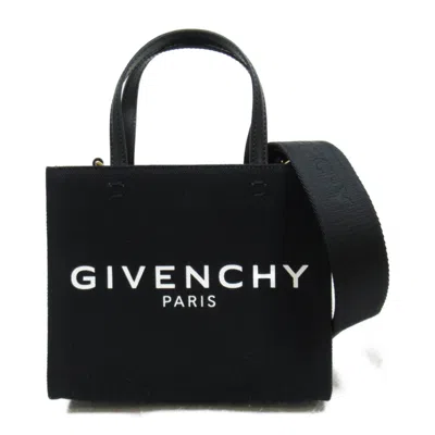 Pre-owned Givenchy Black Canvas Shoulder Bag ()