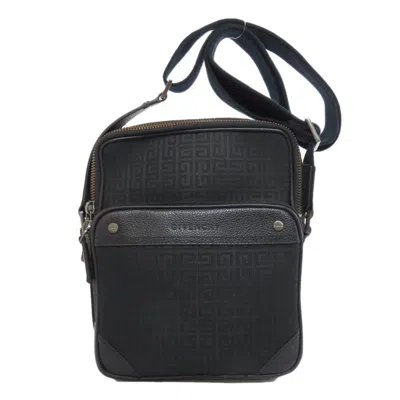 Pre-owned Givenchy Black Canvas Shoulder Bag ()