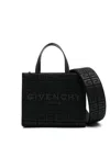 Givenchy Structured Black Mini G-tote Bag With Embroidered Monogram