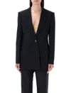 Givenchy 4g Jacquard Wool Blazer In Black