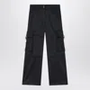 Givenchy Black Cargo Pants In Cotton Blend