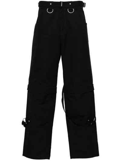 GIVENCHY BLACK CARGO TROUSERS FOR MEN