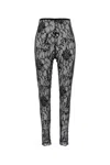 Givenchy Lace Detailing Sheer Fabric Trousers In Multi