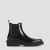 Givenchy Man Black Smooth Leather Chelsea Boot In Black