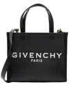 Givenchy Black Coated Canvas