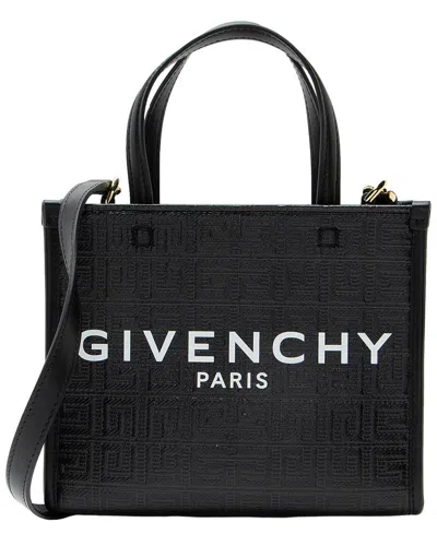 GIVENCHY GIVENCHY BLACK COATED CANVAS, LEATHER 4G MINI SHOPPER TOTE (AUTHENTIC PRE-  LOVED)