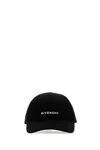Givenchy Round Visor Cap With Embroidered Logo In Black