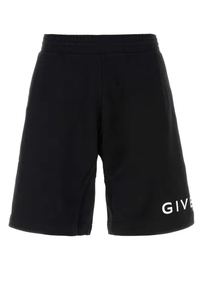 Givenchy Logo Swim Trunks In Black