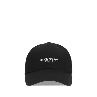GIVENCHY BLACK COTTON CAP (BASEBALL HAT)