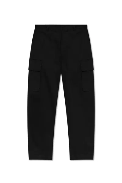 Givenchy Black Cotton Cargo Pant In Multi