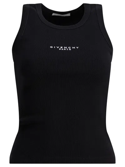 Givenchy Black Cotton Elastane Top