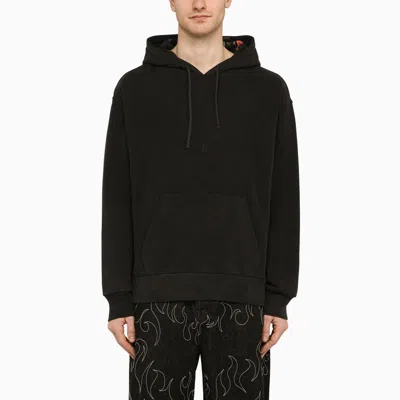 GIVENCHY GIVENCHY | BLACK COTTON HOODIE