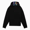 GIVENCHY GIVENCHY BLACK COTTON HOODIE MEN
