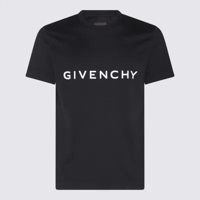 Givenchy Black Cotton Logo T-shirt